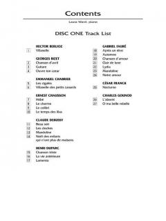 Accompaniments To The French Song Anthology 