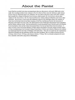 Accompaniments To The Lieder Anthology 