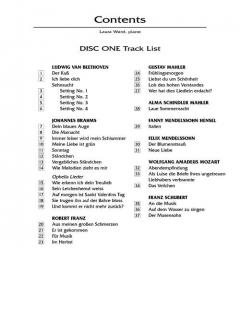 Accompaniments To The Lieder Anthology 