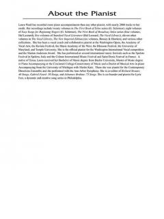 Accompaniments To The Lieder Anthology 