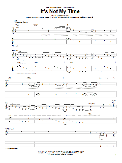 It's Not My Time von 3 Doors Down (Download) 