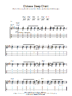 Chinese Sleep Chant von Coldplay (Download) 