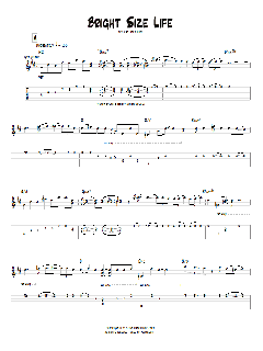 Bright Size Life von Pat Metheny (Download) 