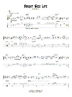 Bright Size Life von Pat Metheny (Download) 