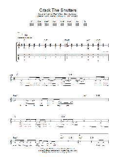 Crack The Shutters von Snow Patrol (Download) 