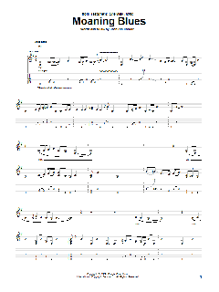 Moaning Blues von John Lee Hooker (Download) 