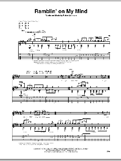 Ramblin' On My Mind von Robert Johnson (Download) 