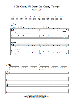 I'll Go Crazy If I Don't Go Crazy Tonight von U2 (Download) 