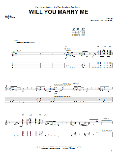 Will You Marry Me von Lenny Kravitz (Download) 