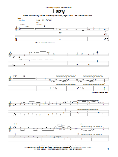 Lazy von Deep Purple (Download) 