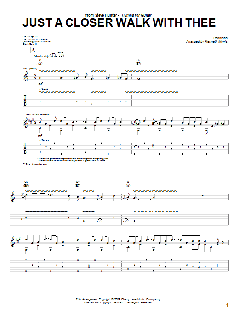 Just A Closer Walk With Thee von Traditional (Download) 