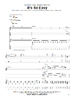 It's So Easy von Guns N' Roses (Download) 
