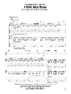 I Will Not Bow von Breaking Benjamin (Download) 