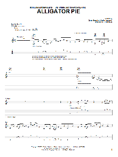 Alligator Pie von Stefan Lessard (Download) 