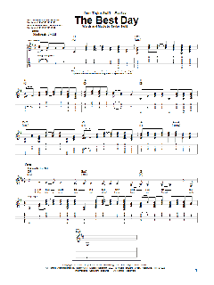 The Best Day von Taylor Swift (Download) 