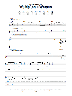 Waitin' On A Woman von Brad Paisley (Download) 