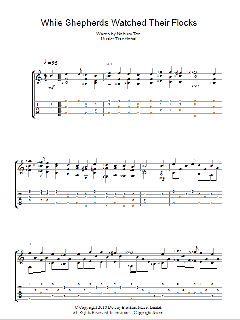 While Shepherds Watched Their Flocks von Traditional (Download) 