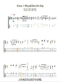 Once In Royal David's City von Cecil F. Alexander (Download) 