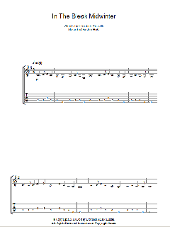 In The Bleak Midwinter von Gustav Holst (Download) 