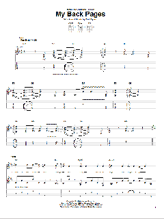 My Back Pages von Bob Dylan (Download) 