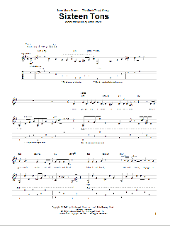 Sixteen Tons von Merle Travis (Download) 