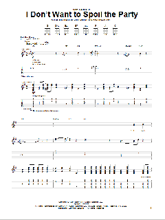 I Don't Want To Spoil The Party von The Beatles (Download) 