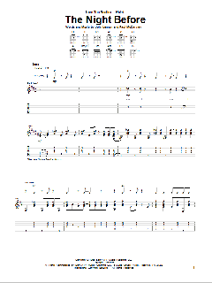 The Night Before von The Beatles (Download) 