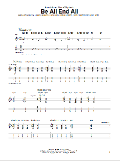 Be All End All von Anthrax (Download) 