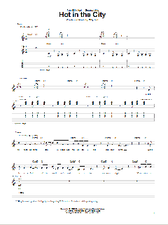 Hot In The City von Billy Idol (Download) 