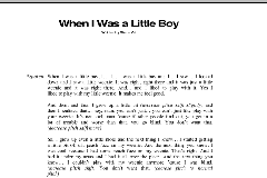 When I Was A Little Boy von Steve Vai (Download) 