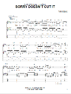 Sorry Doesn't Cut It von Monte Montgomery (Download) 