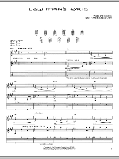 Low Man's Lyric von Metallica (Download) 