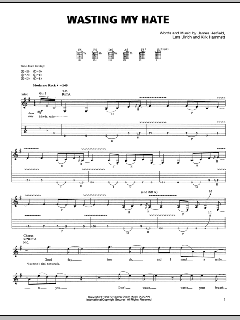 Wasting My Hate von Metallica (Download) 