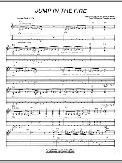 Jump In The Fire von Metallica (Download) 