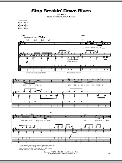 Stop Breakin' Down Blues von Robert Johnson (Download) 
