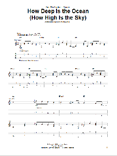How Deep Is The Ocean (How High Is The Sky) von Ben Webster (Download) 