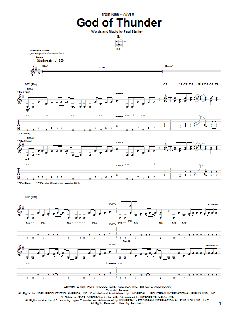 God Of Thunder von Kiss (Download) 