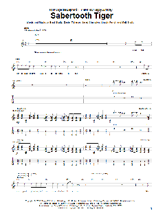 Sabertooth Tiger von Cage The Elephant (Download) 