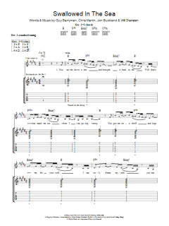 Swallowed In The Sea von Coldplay (Download) 