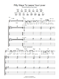 Fifty Ways To Leave Your Lover von Paul Simon (Download) 