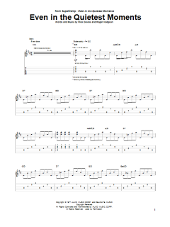 Even In The Quietest Moments von Supertramp (Download) 