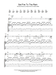 Set Fire To The Rain von Adele (Download) 