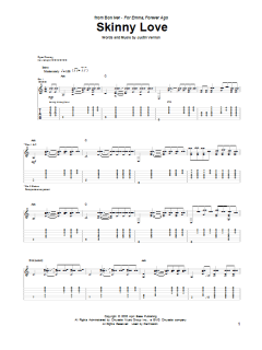 Skinny Love von Bon Iver (Download) 