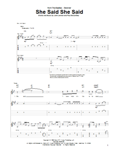 She Said She Said von The Beatles (Download) 