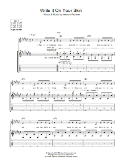 Write It On Your Skin von Newton Faulkner (Download) 