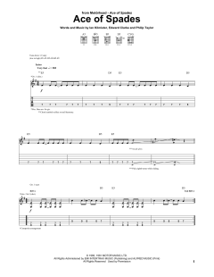 Ace Of Spades von Motorhead (Download) 