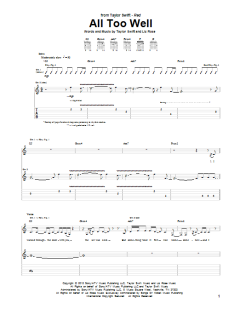 All Too Well von Taylor Swift (Download) 