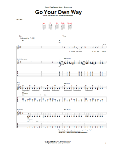 Go Your Own Way von Fleetwood Mac (Download) 