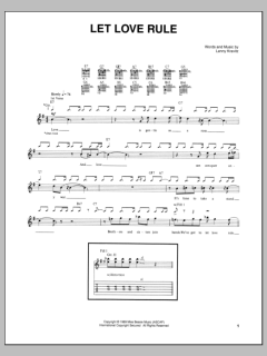 Let Love Rule von Lenny Kravitz (Download) 