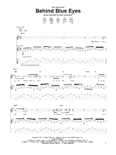 Behind Blue Eyes von The Who (Download) 